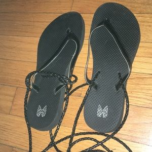 Victorias Secret Lace Up sandals